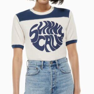 Denim Forum Joni Mid Thigh jean shorts